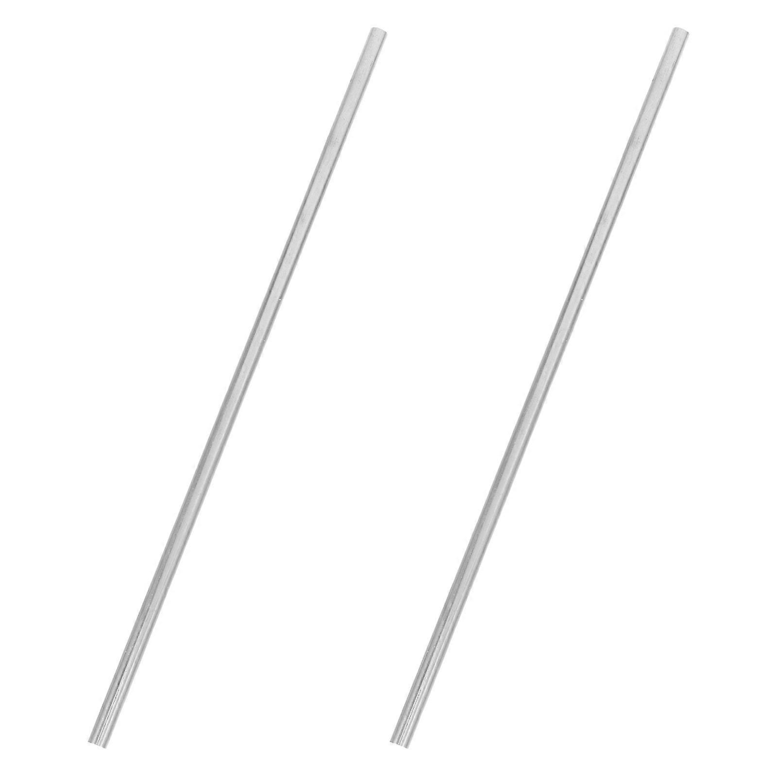 2pcs Aluminum Rods Precision Heat Transfer Experiment Tool Aluminum Thermal Conduction Sticks for Physics Lab Solid Round Rods for Science Projects
