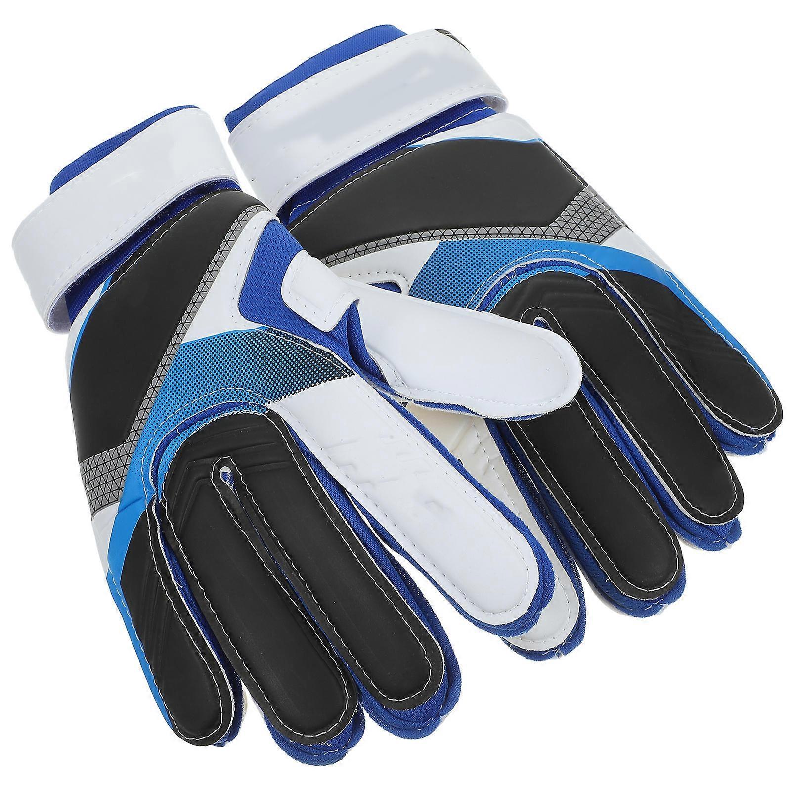 Goalkeeper Gloves Football Goalkeeper Protection Gear Comfortable Workout Adults No 8 Size 28 00X13 00X2 00cm 1 Pair