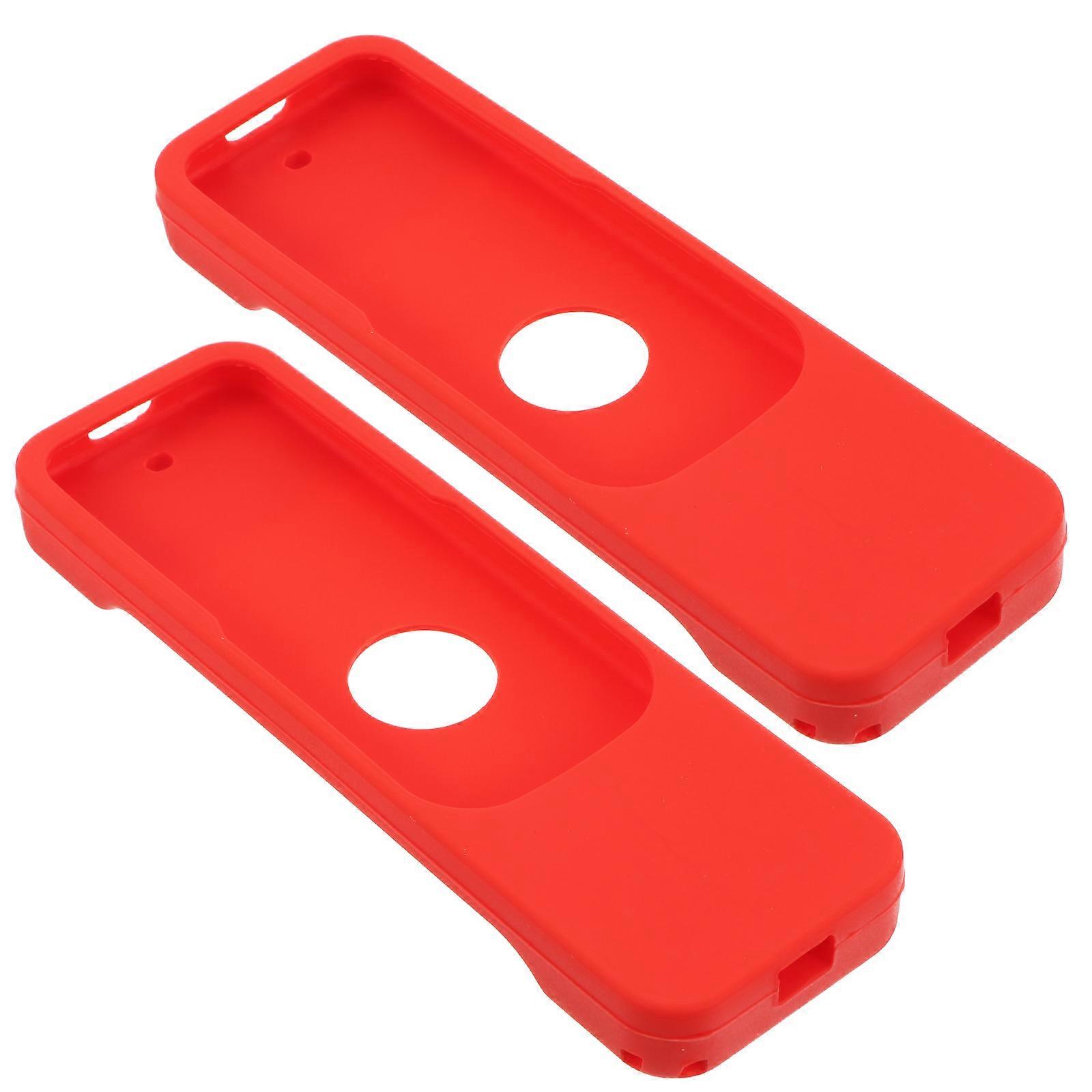 Silicone Remote Covers (2pcs) Shockproof Slip Resistant Washable Full Body Protection for Remote Controllers Nonslip Texture