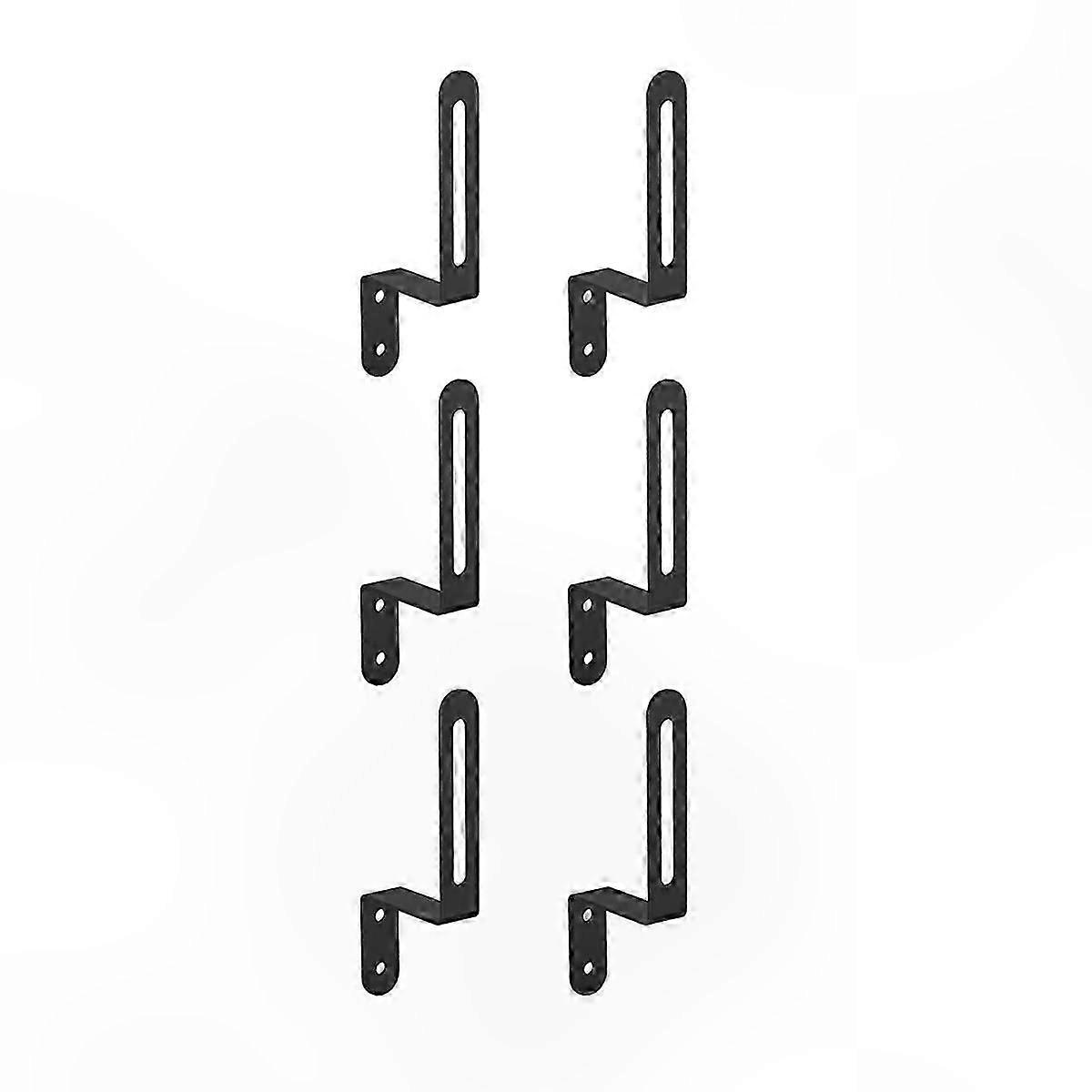 Wall Mounted Hat Organizer with 6 Hooks for Storage and Display
