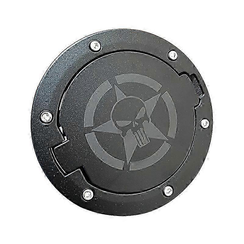 Yüksek Kaliteli Araba Şekillendirme Alaşımı Siyah 1941 Willis Venom Spider ABD Bayrağı Araba Yakıt Tankı Kapağı Gaz Kapağı Jeep Wrangler 2007-2016 İçin