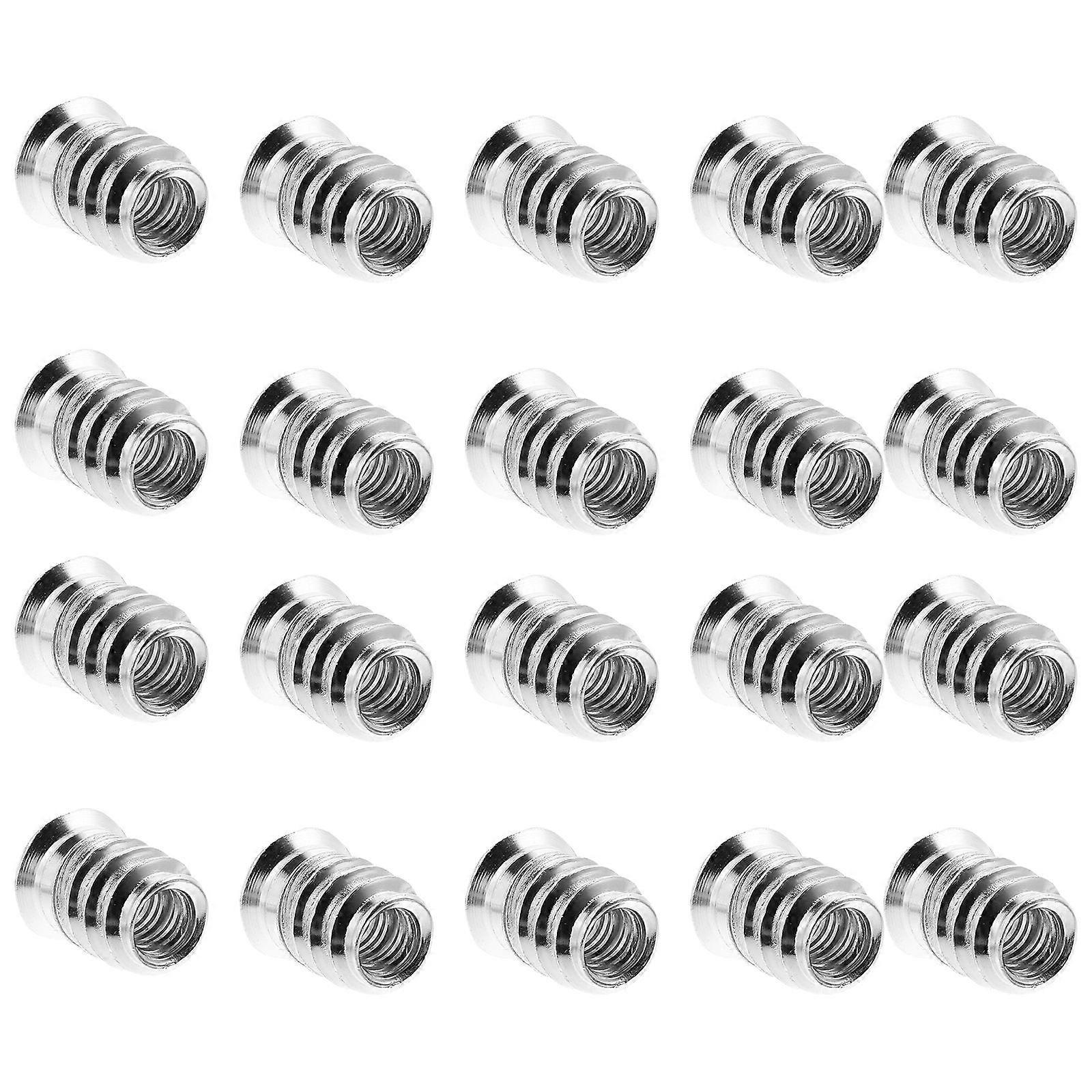 50Pcs Carbon Steel Flat Head Screws Nut Assortment Kit For Wooden Furniture Assembly High Temperature Humidity Resistance Durability