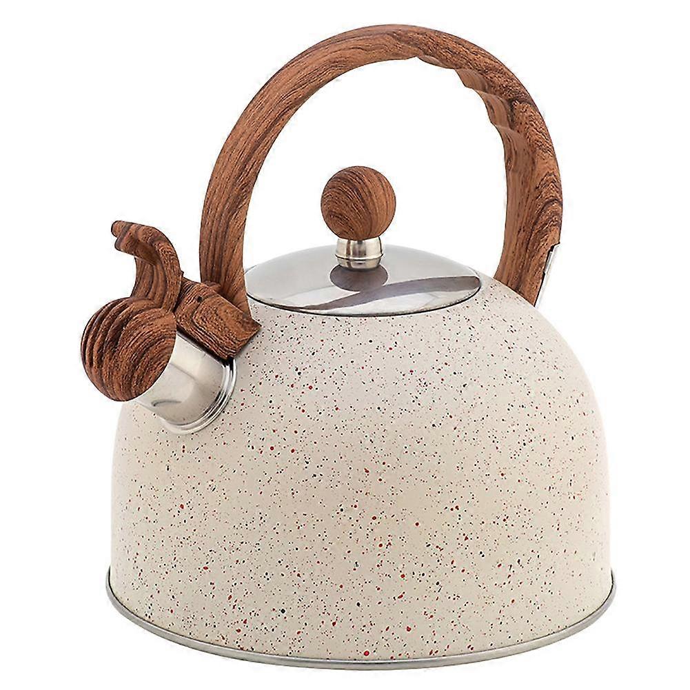 Stovetop Use Tea Pot 25L Whistling Stainless Steel Tea Kettle Hot Water To Boil With Heat Resistant Handle Apply To Various St