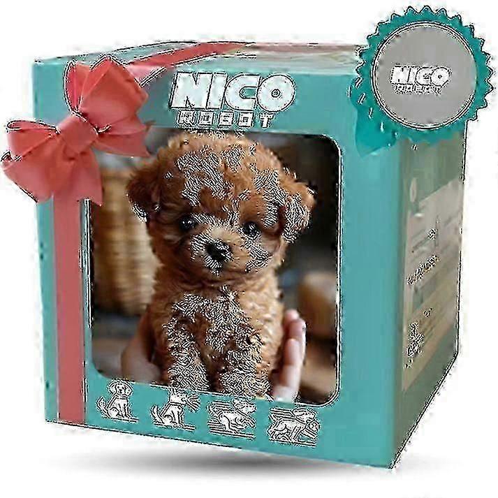 Realistic robot puppy doll Nico with interactive features