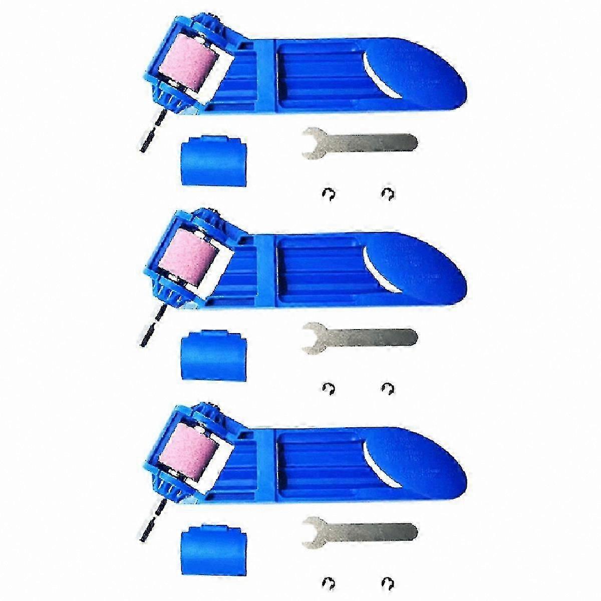 Drill Bit Sharpener Kit - 3 Piece Tool Accessory Set for Drills