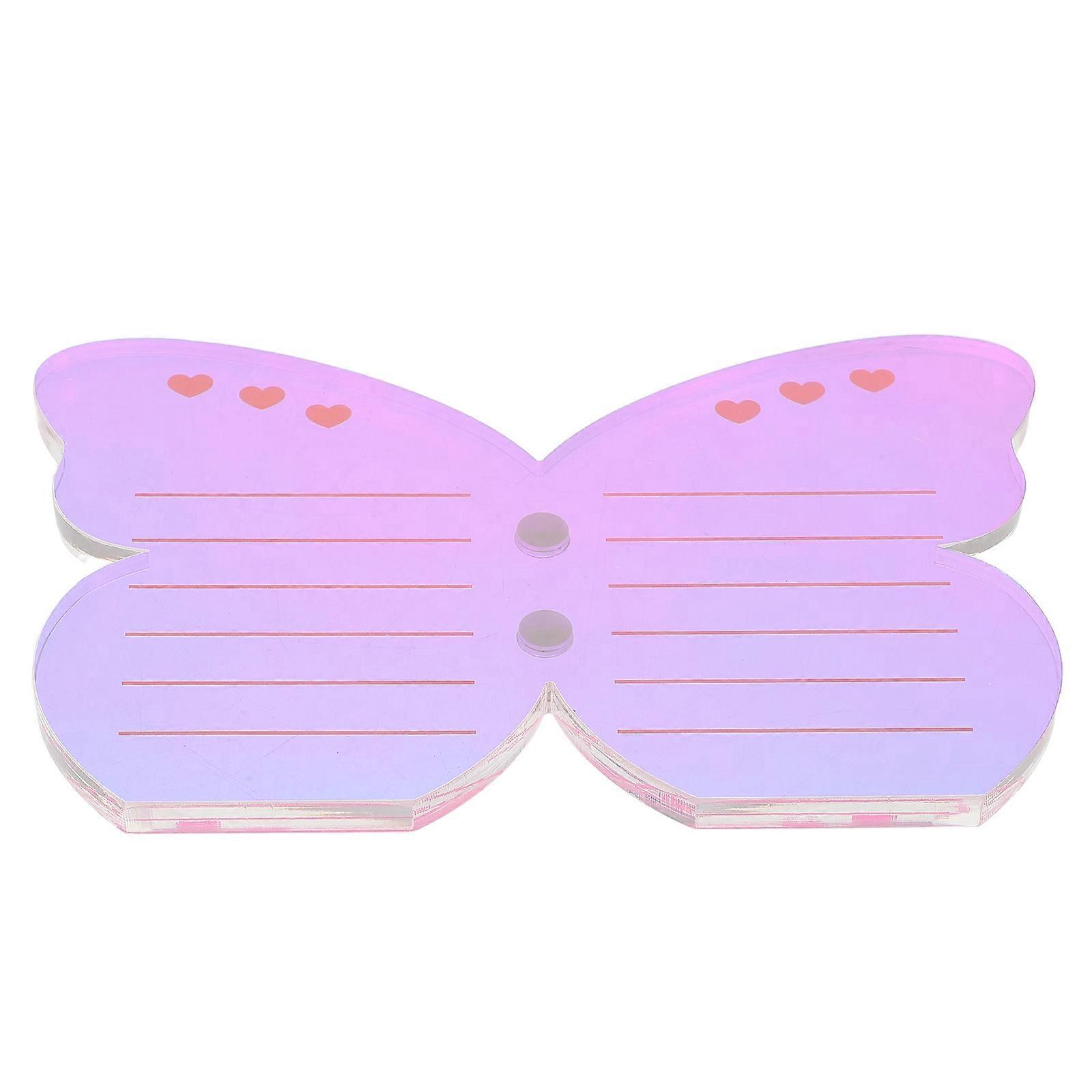 Butterfly Shaped Magnetic Lash Extension Pad for DIY and Professional Use, Vibrant Design Eyelash Organizer