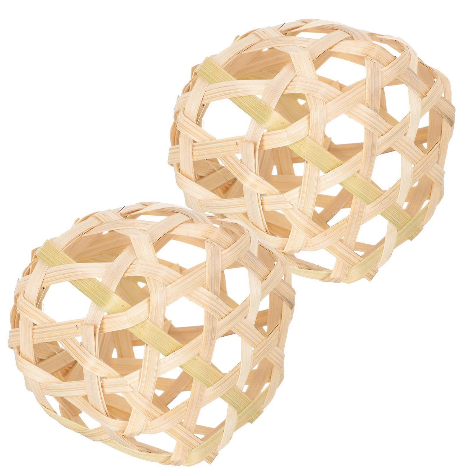 Here's a refined and appealing product description based on the title you provided:
**2pcs Bamboo Woven Lampshades – Rustic Light Shades for