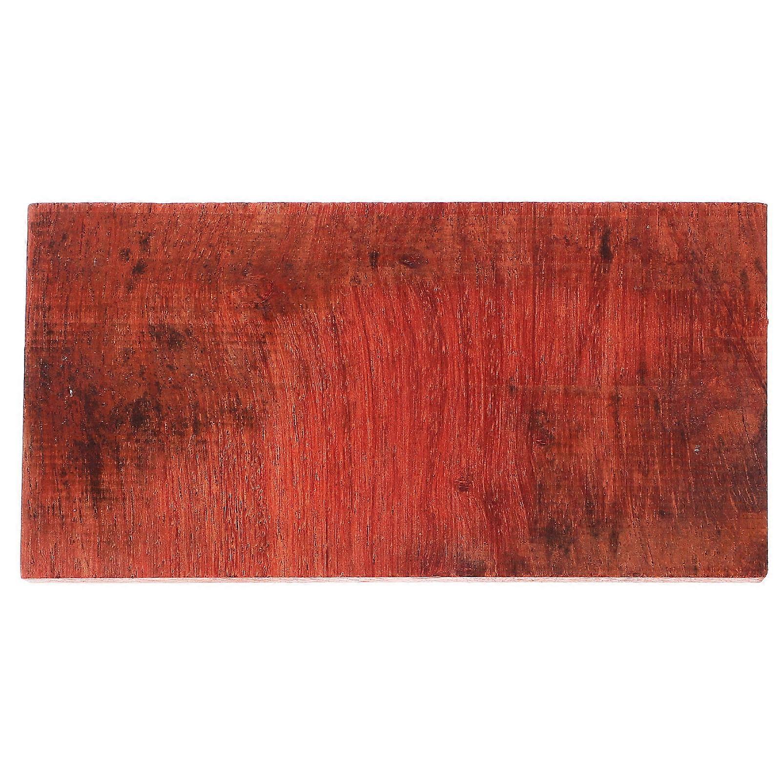 Chocolate Huanghauli Wood Block for DIY Projects and Crafts Suitable for Beginners with Beveled Piece