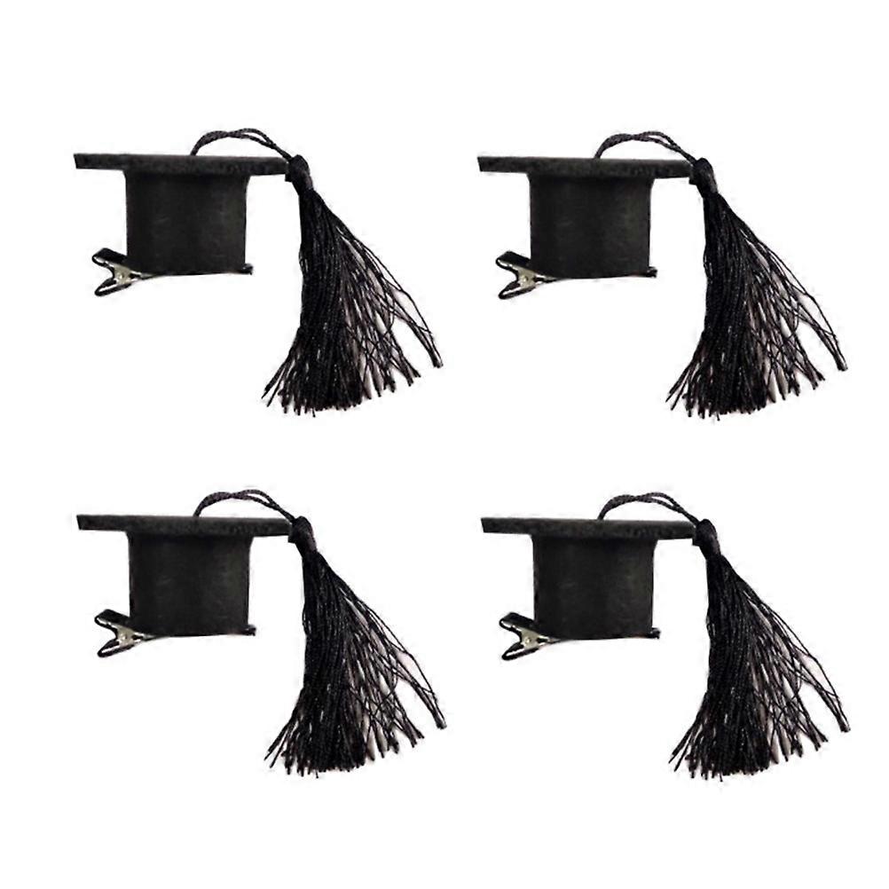 Event Decorative Clips, Miniature Graduation Hats for Festivities
