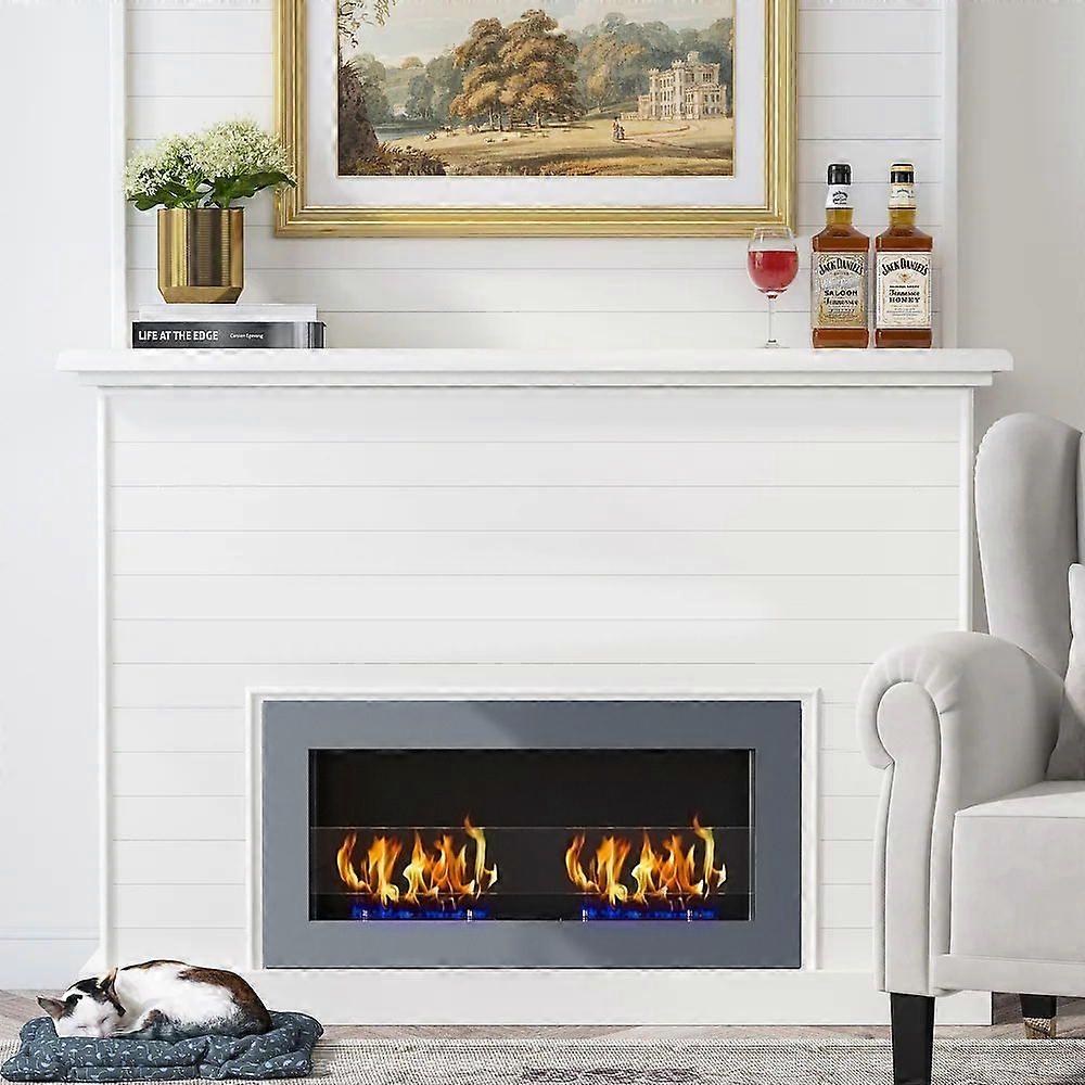 90cm Ethanol Fireplace with Adjustable Flames