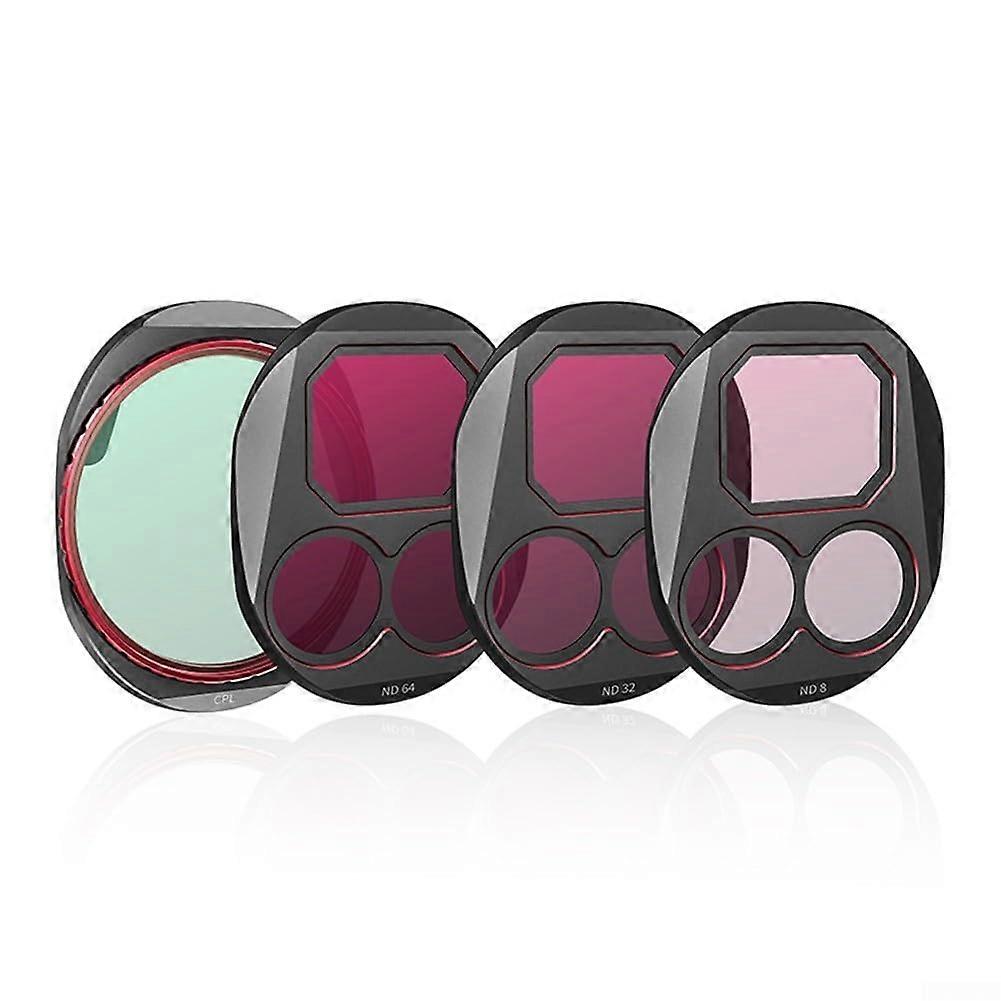 4 Pieces Filter Kit for DJI Mavic 4 Pro  UV/CPL/ND/NDPL Lens Protector Kit