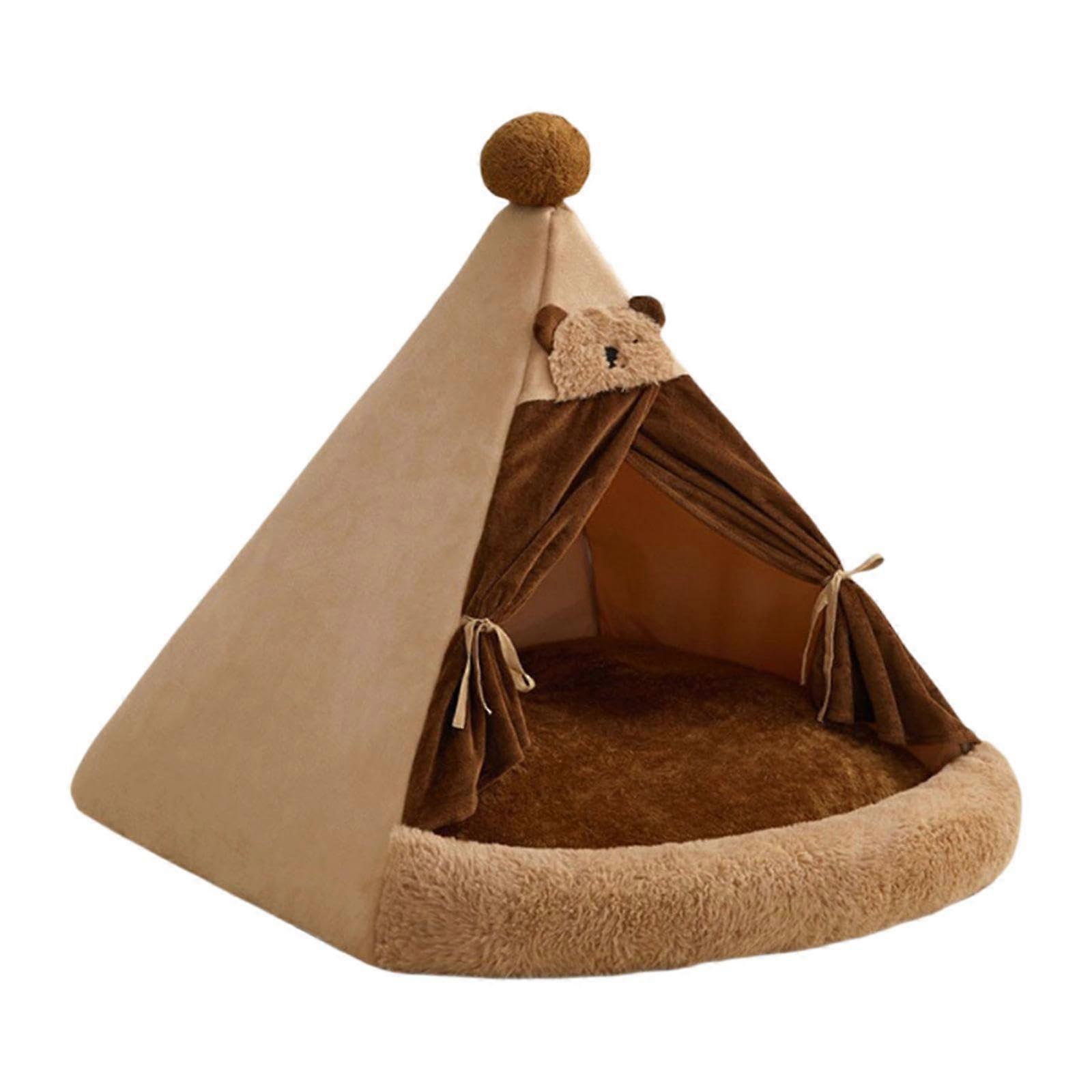 Katzenbett Cat Bed For Pets Self-Warming Enclosed Cat Nest Washable Cozy Cat Cave Size S