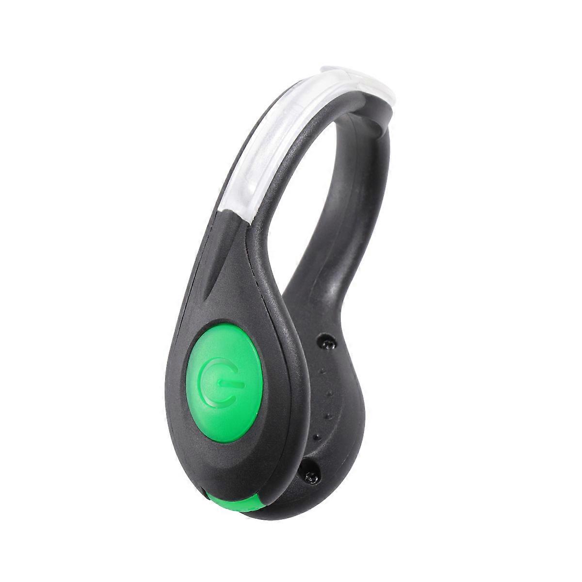 2 Pcs Mini LED Bright Safety Light USB Rechagable Light Multifuntional Clip On Strobe Running Lights for Bikes Walking (Green)