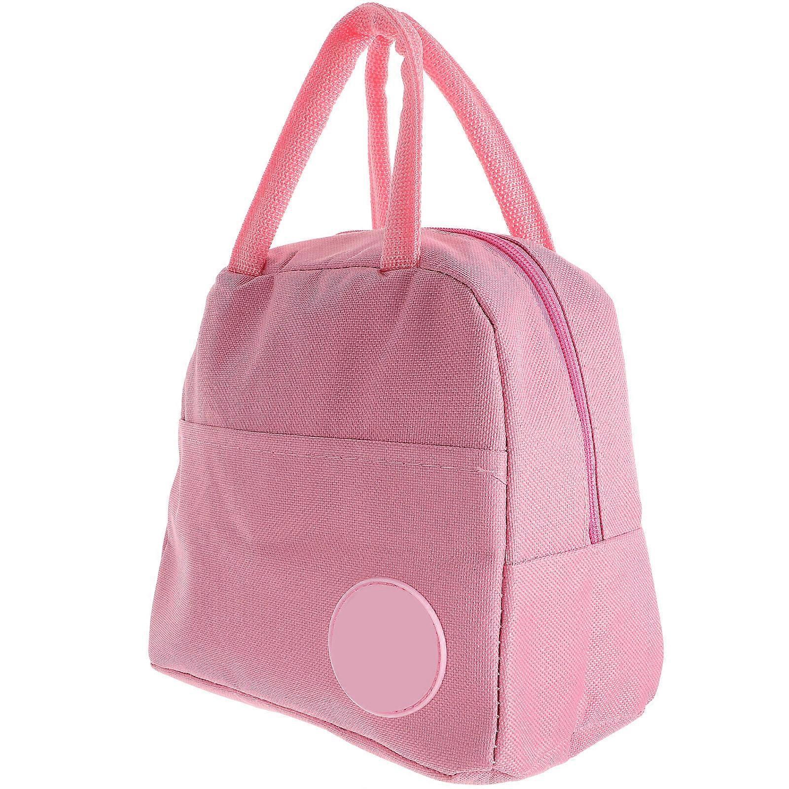 Simple Design Holder In Pink Suitable For Students And Office Workers 23x20x14cm Portable Storage 1Pack