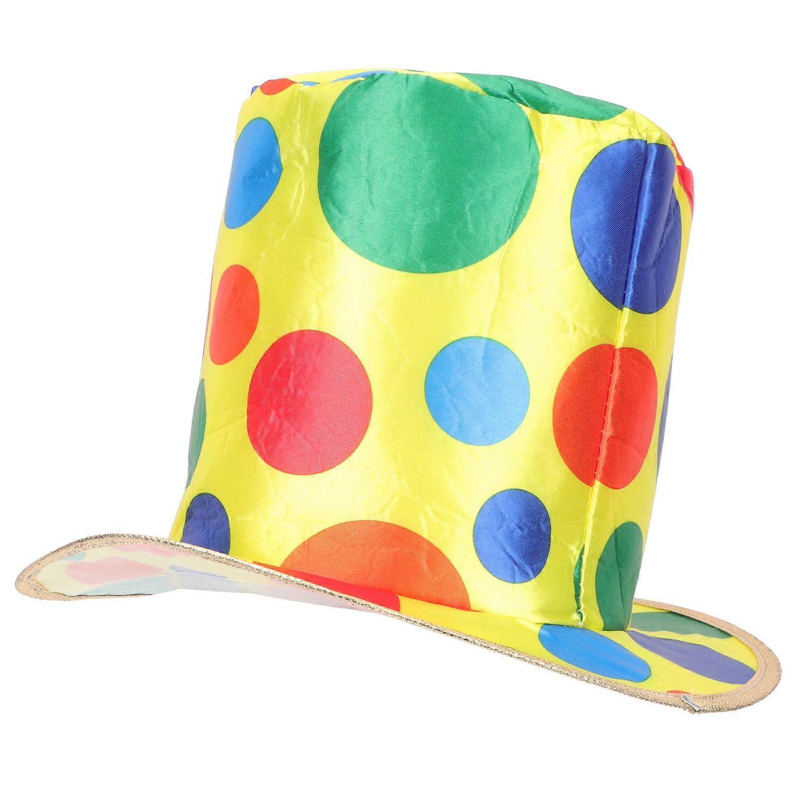 Halloween Clown Hat for Costume Parties – Comfortable Cosplay Prop for Dress Up, Magician Shows & Carnival Themes