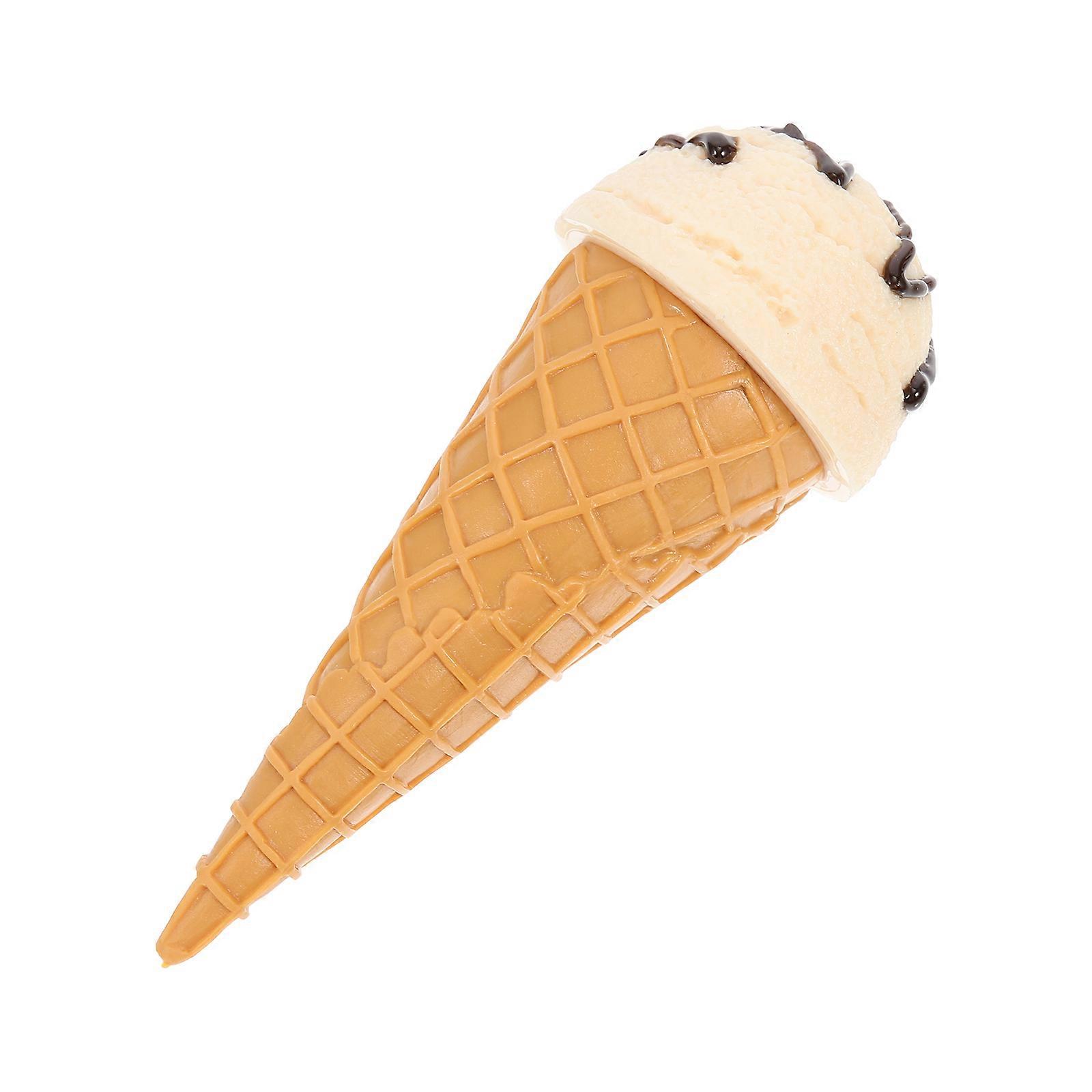 Artificial Ice Cream Cone Prop for Shop Display & Photography – Lightweight Realistic Design for Role Play, Parties & Events