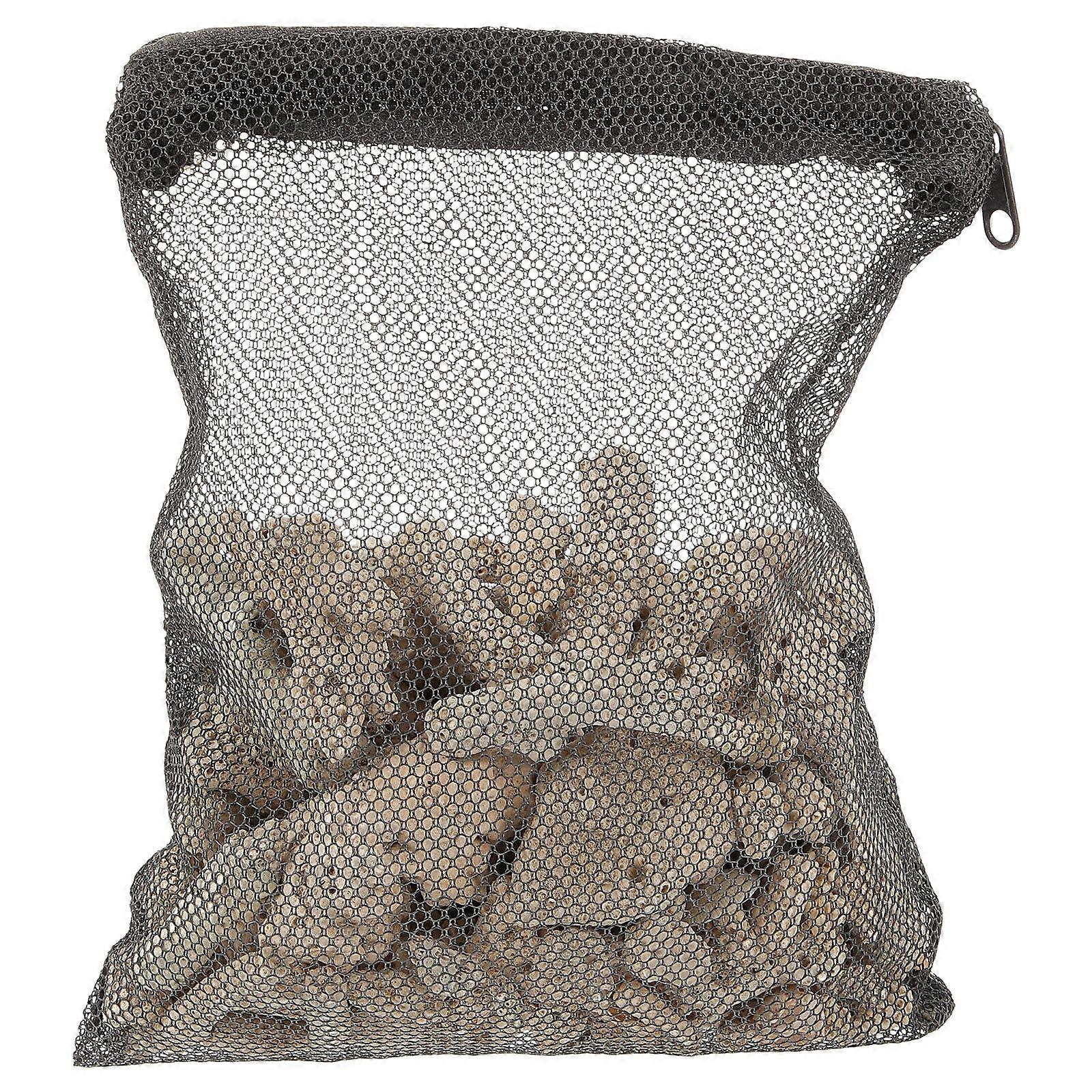 Crushed Coral Filter Media Bag for Aquariums and Ponds – Reusable Freshwater Filtration Material for Fish Tanks