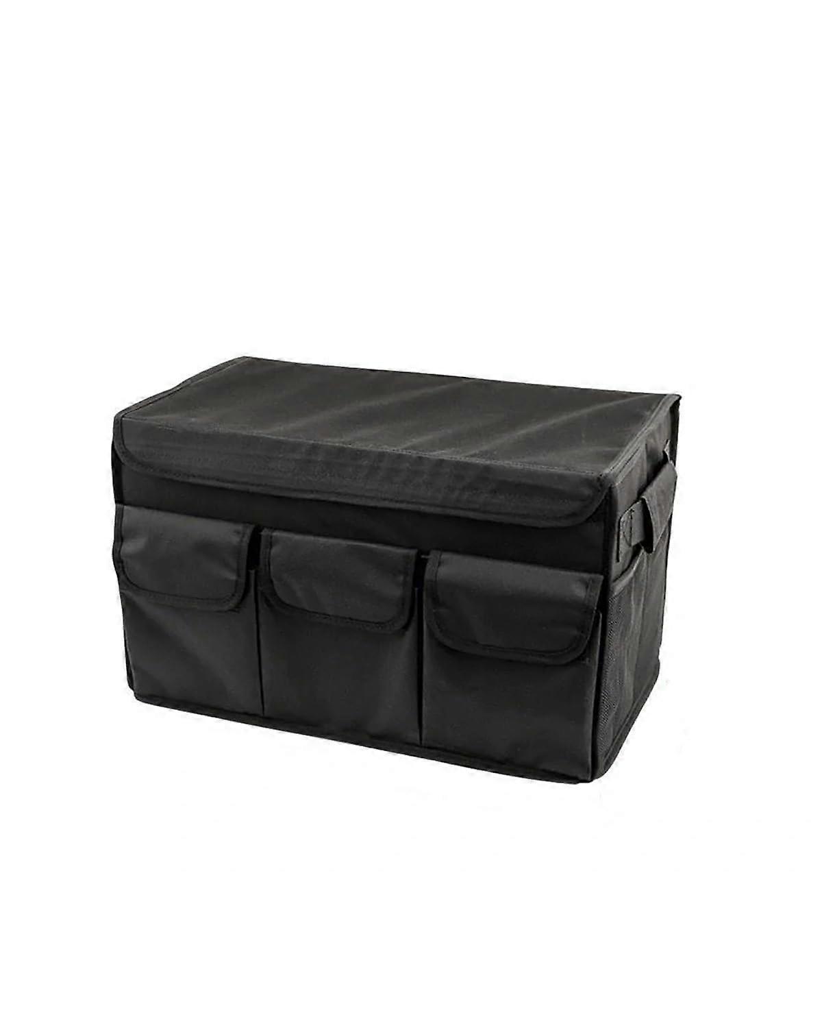 Luggage Net, Car Boot Organiser Box with Storage Bag, Car MultiPurpose Tools, Storage, Tidy, Folding, Emergency Storage Box, Boot Organiser (M)