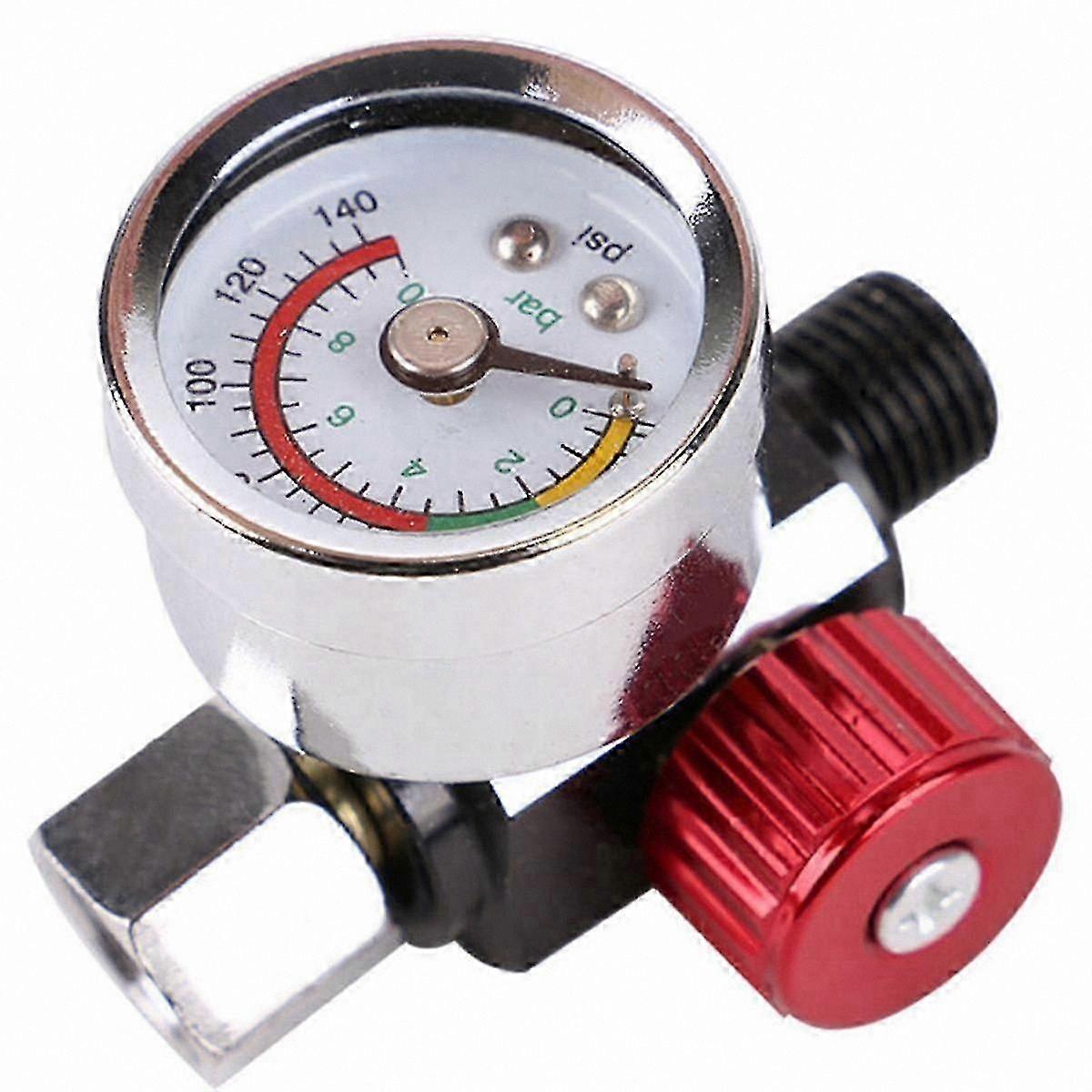 Precision Air Pressure Regulator, 0-140 PSI Adjustable Flow Control Valve for Air Tool Compatibility
