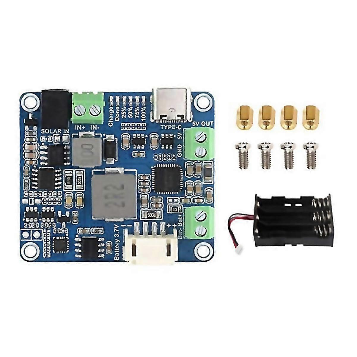 For solar power manager module mppt supports 6v24v solar panel typec 5v3a regulated output module
