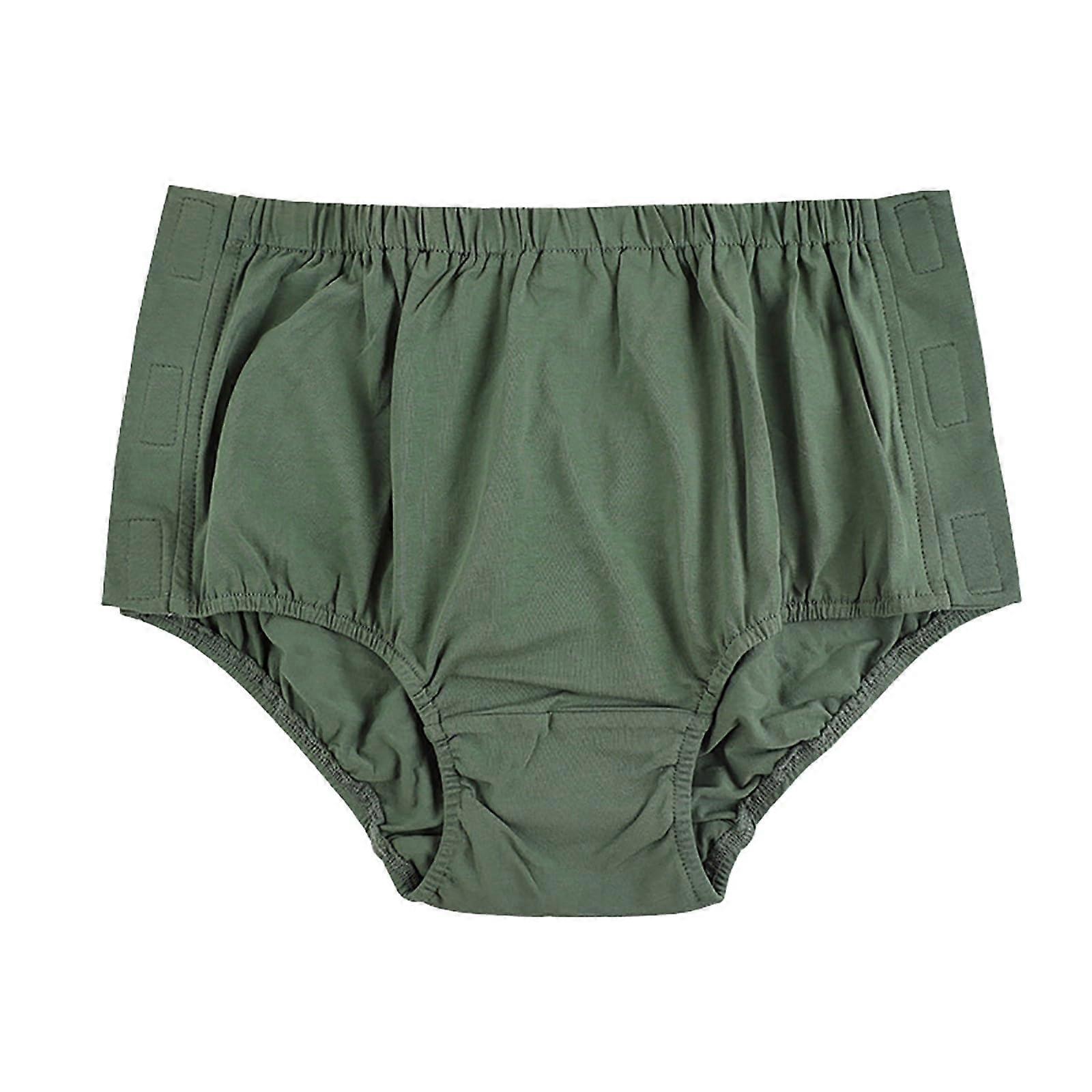 Herren G-String Slips Jockstrap Men Sports Underwear Breathable Army Green Size L Comfort Fit Tanga Suspensorium