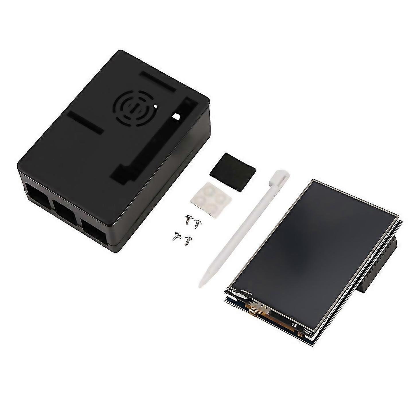 For 35 inch tft lcd contact screen 320x480 resolution abs case touchpen for raspberry pi 4