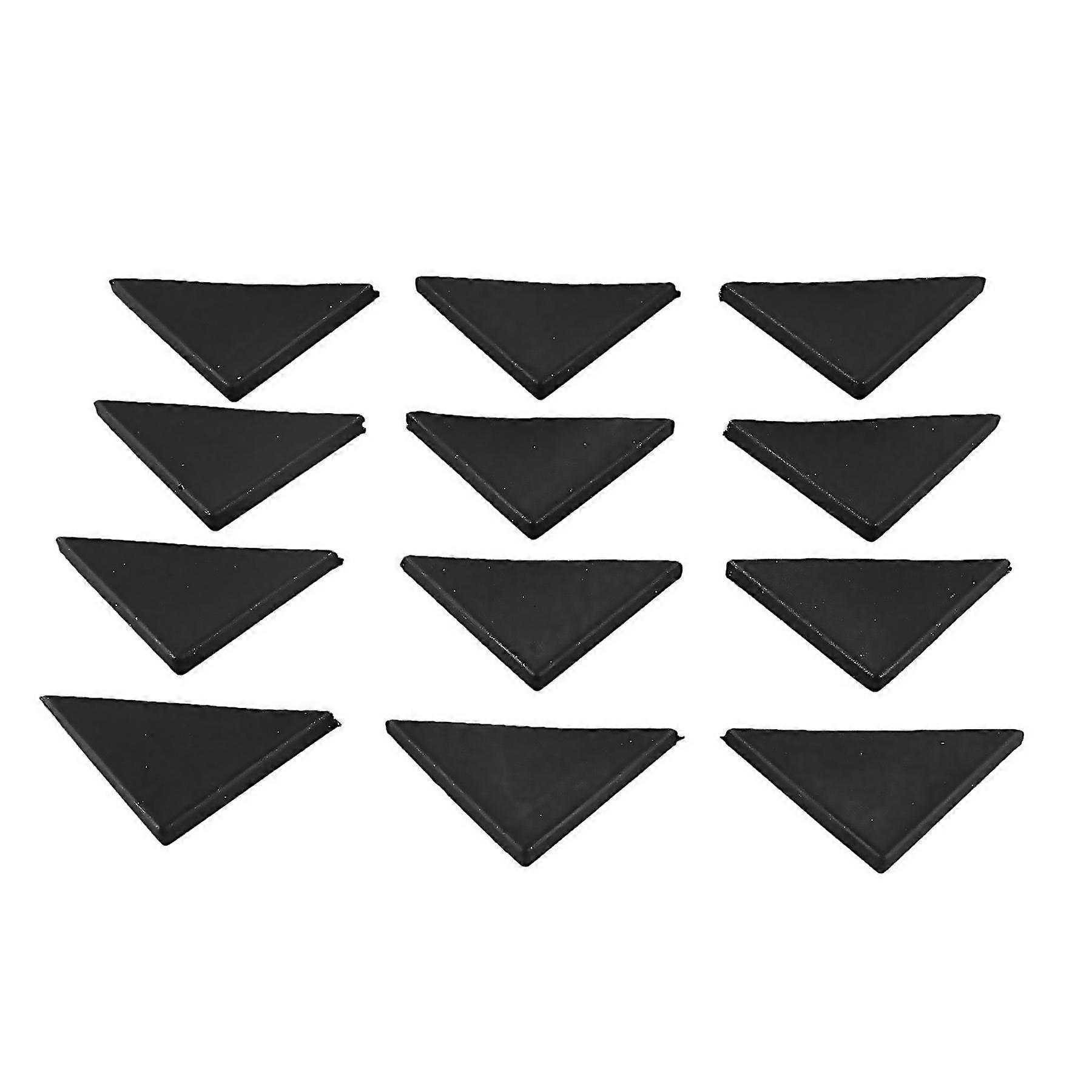 For 12 Pc Shape Triplecornered Glass Table Corner Protector Cushion 10mm X