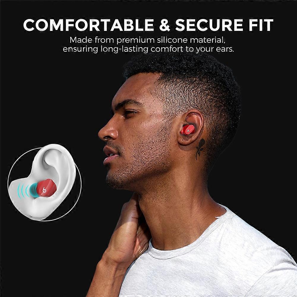 AHASTYLE WG150 1 Pair Silicone Ear Tips Compatible For Beats Studio Buds / Studio Buds + / Fit Pro , Replacement Earphone Caps