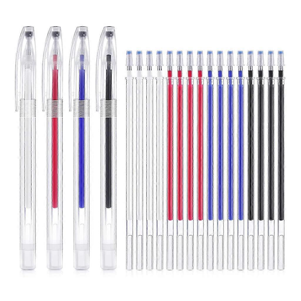 4Pcs Heat Erasable Pens 8/16pcs for Extra Disappear Fabric Marker Refills for Dressmaking Leather Fabric Patchwork Sewin (A3)