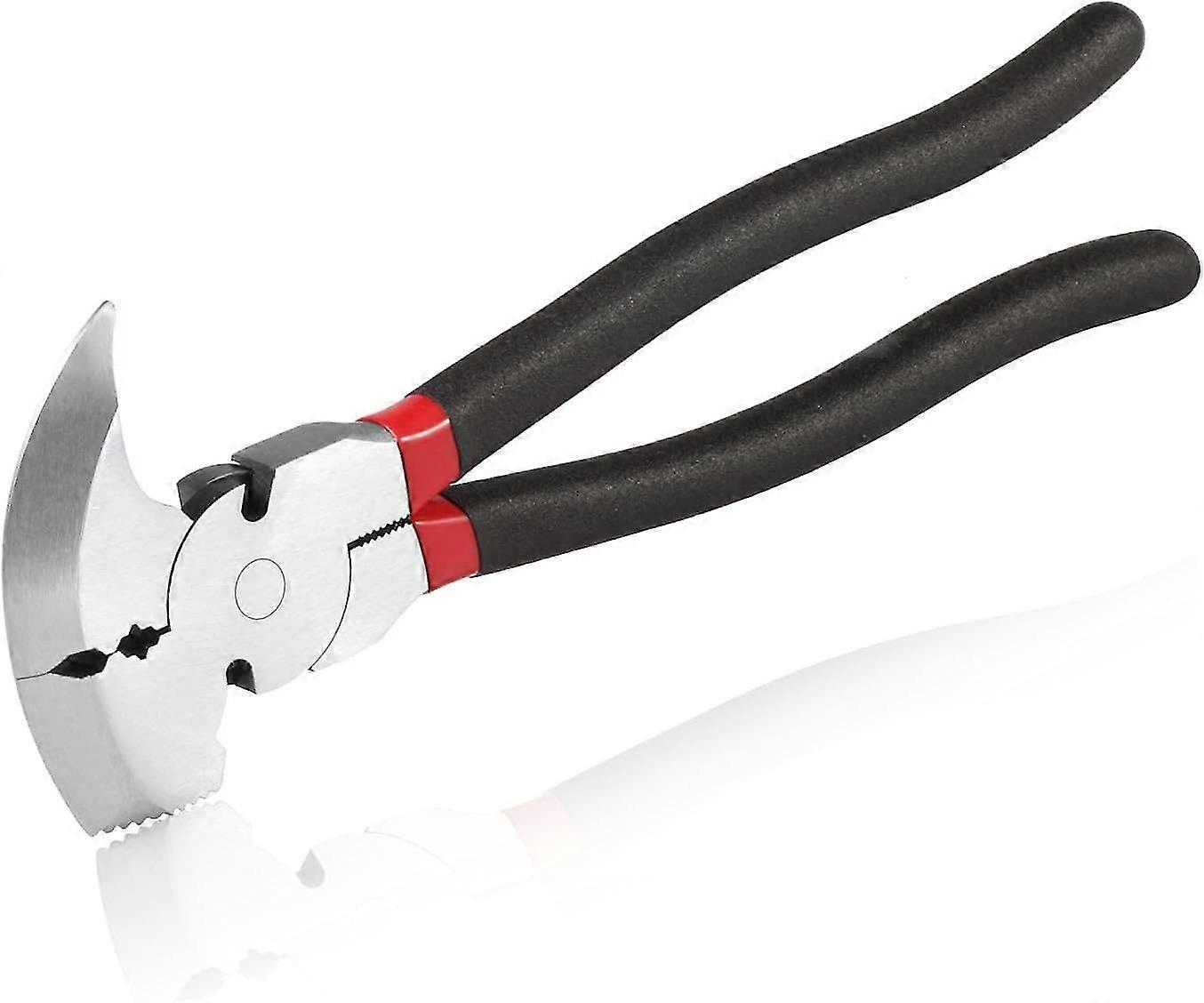 10.5" Multi-function Fence Pliers with Hammer Head Staple Puller