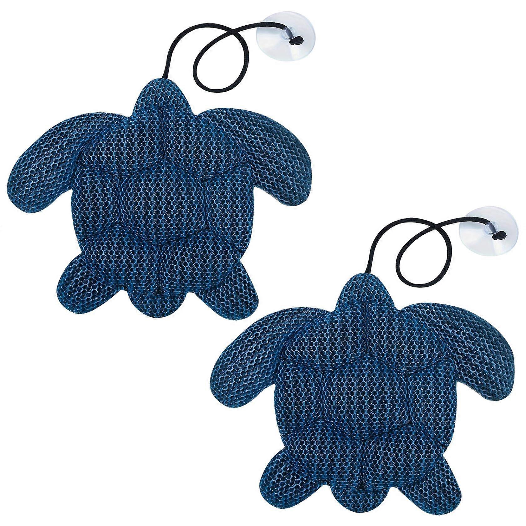 Scum Absorber Honeycomb Mesh Balls 11 x 9.5 for Spas with Suction Cup - Turtle Shaped Water Cleaner