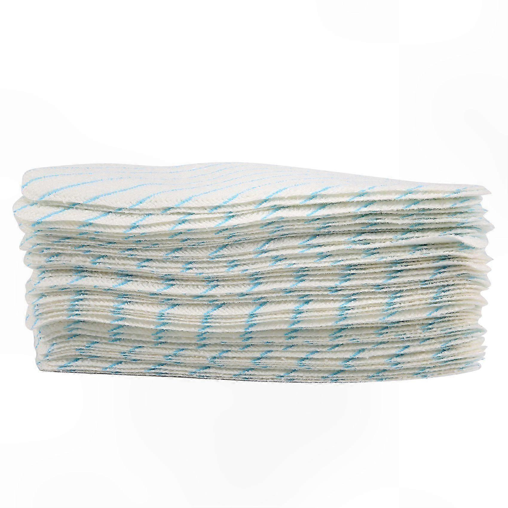 Microfiber Mopping Pads for Robotic Vacuum Cleaner Accessories, 50-Pack Replacement Cleaning Cloths