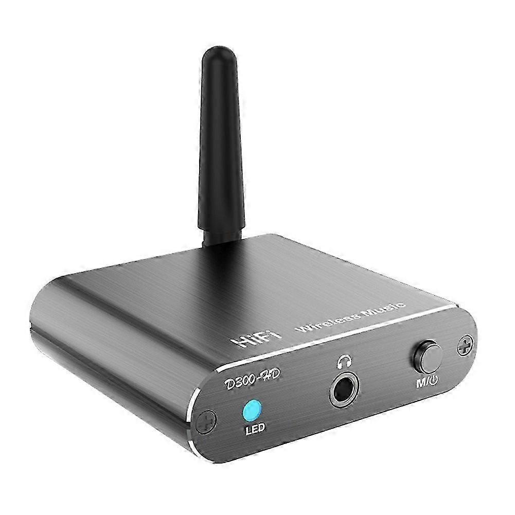 Bluetooth 5.2 Audio Receiver 3.5MM AUX Coaxial Fiber APTX HD Bluetooth Adapter D300