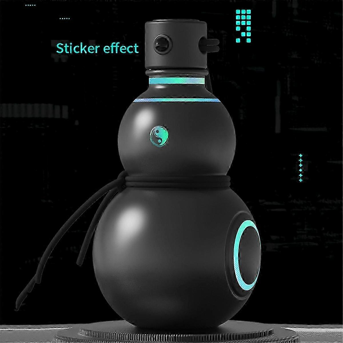 Gourde de style rétro chinois - 900ML Grande capacité, gourde de sport - idéale pour un usage quotidien