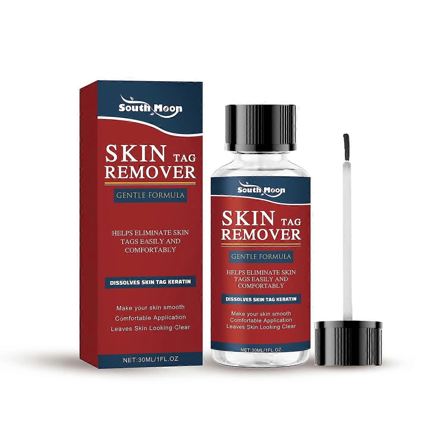 1-6x SOUTH MOON Fast-Acting Skin Tag Remover Skin Care Solution 30ml Wart Corn Remover with Glycolic