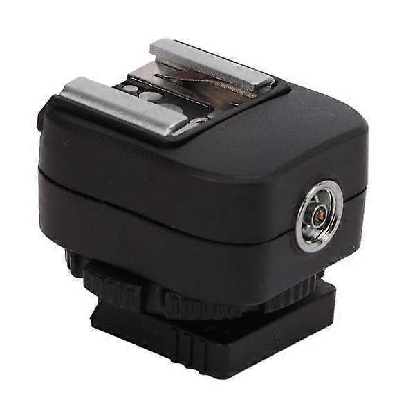 TF‑334 Flash Shoe Adapter with Extra PC Sync Connection Port for A73 Camera Flash Speedlite