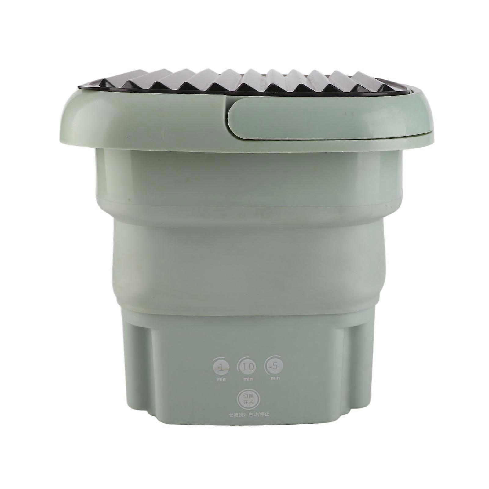 Draagbare Wasmachine Droger Kam Opvouwbare Geïntegreerde Mini Underware Wasmachine Blue Ray met Afvoermand Pijp