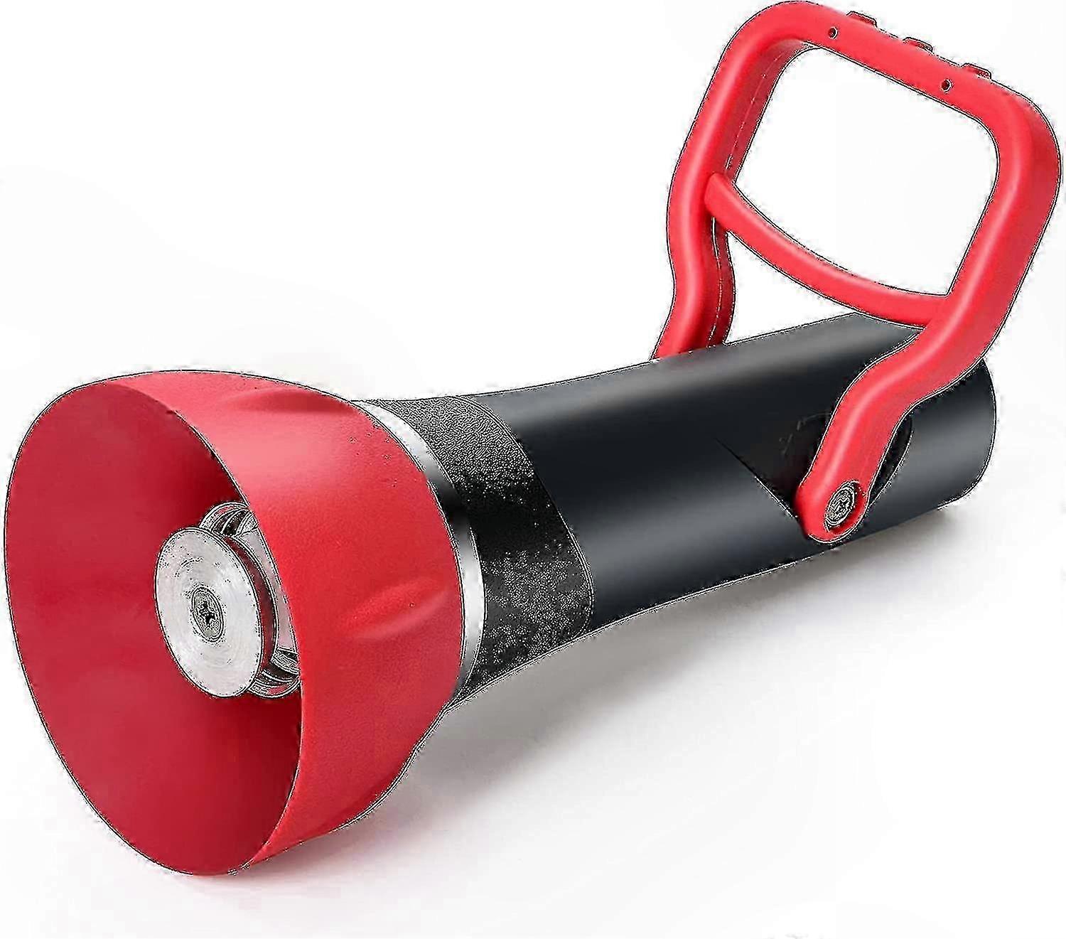 Heavy Duty Firefighter Style Garden Hose Nozzle with Large Shut-off Handle and High Flow Spray Functionality