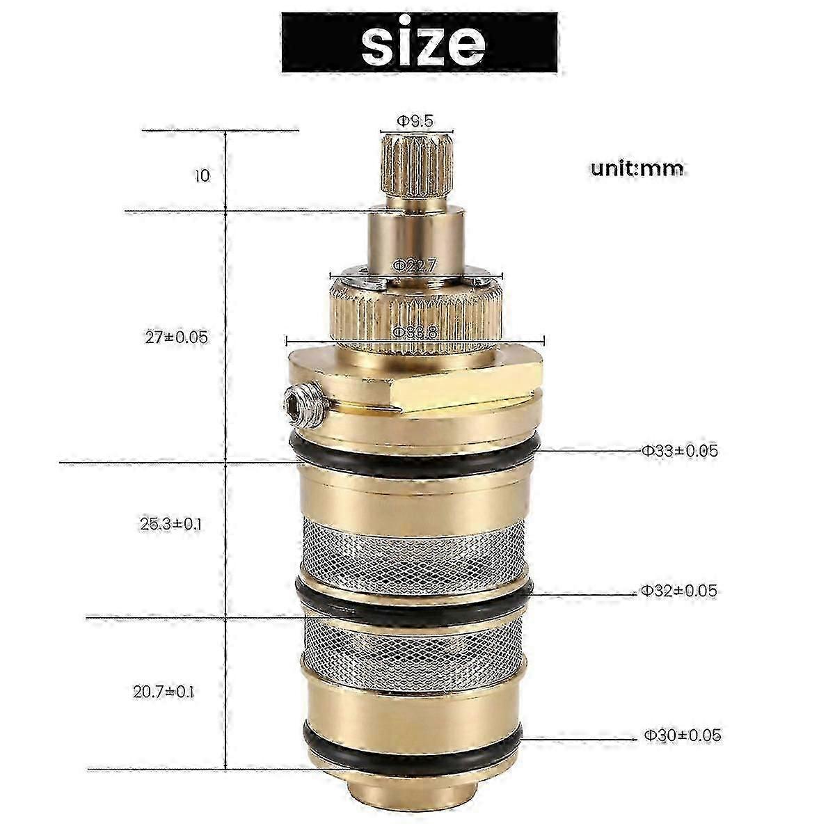 brass shower mixer valve bar replacement kit