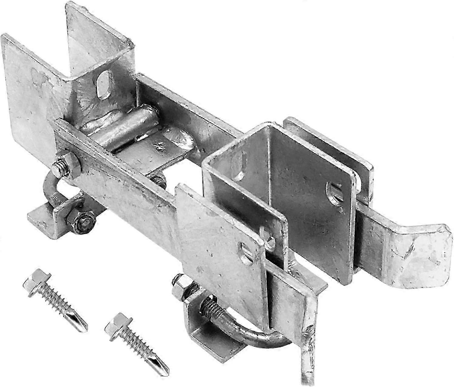 Chain Link Residential Strong Arm Double Gate Latch - Latches Two Gates Together