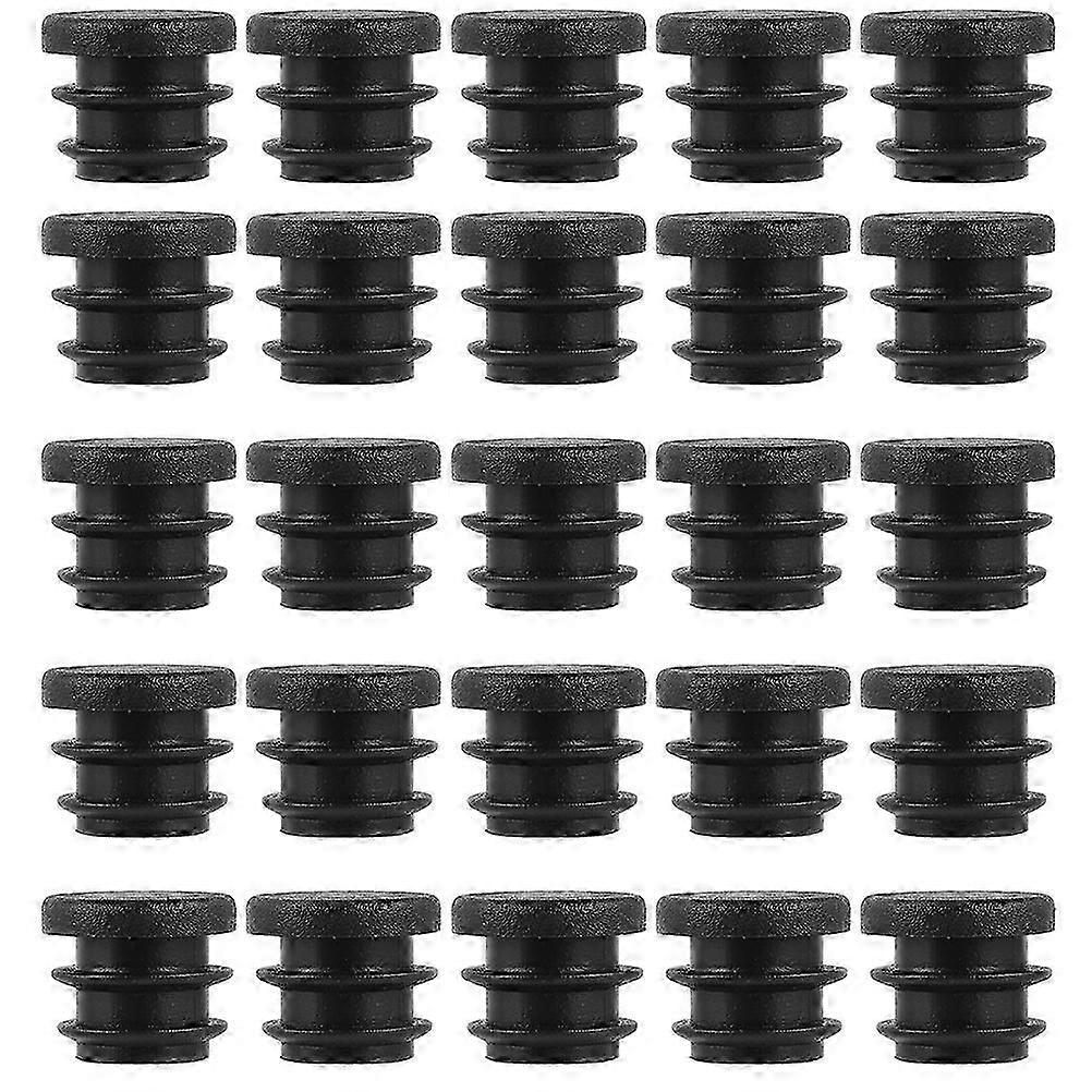 100Pcs 20mm στρογγυλό πλαστικό Bung σωλήνων καπακιών άκρων βουλωμάτων πιάτων επίπλων πλαστικής κάλυψης