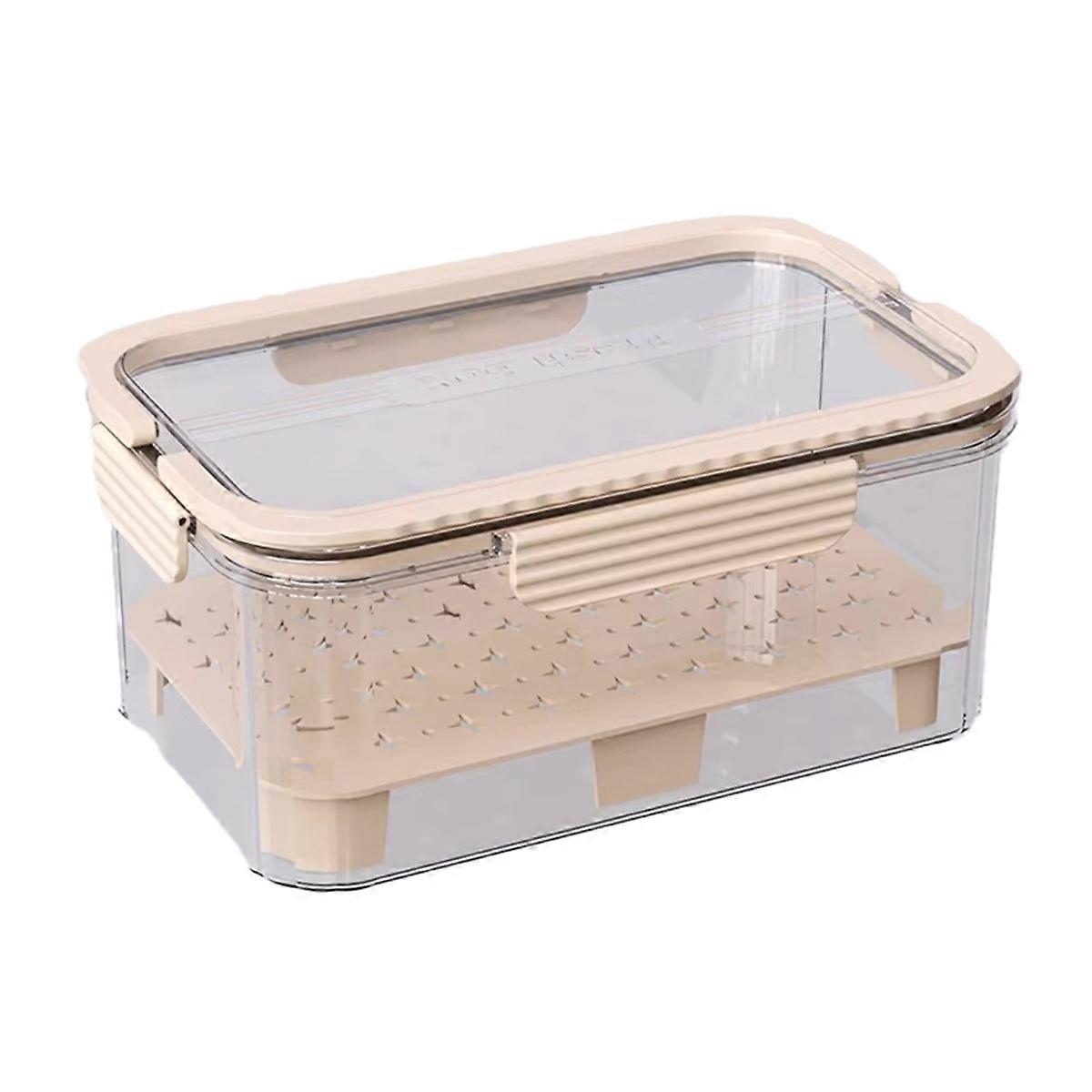 Insulated Outdoor Picnic Cooler Box with Ice Pack,Long-Lasting Refrigeration for Food and Beverages, for Camping A