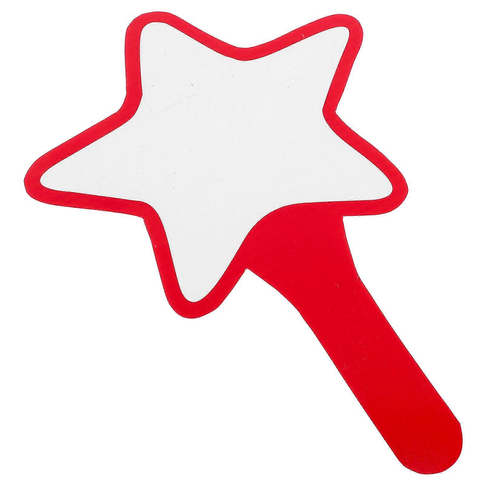 Red Foam Handheld White Board for DIY Scoring and Voting Lightweight Portable Size 12 x 8 Inches