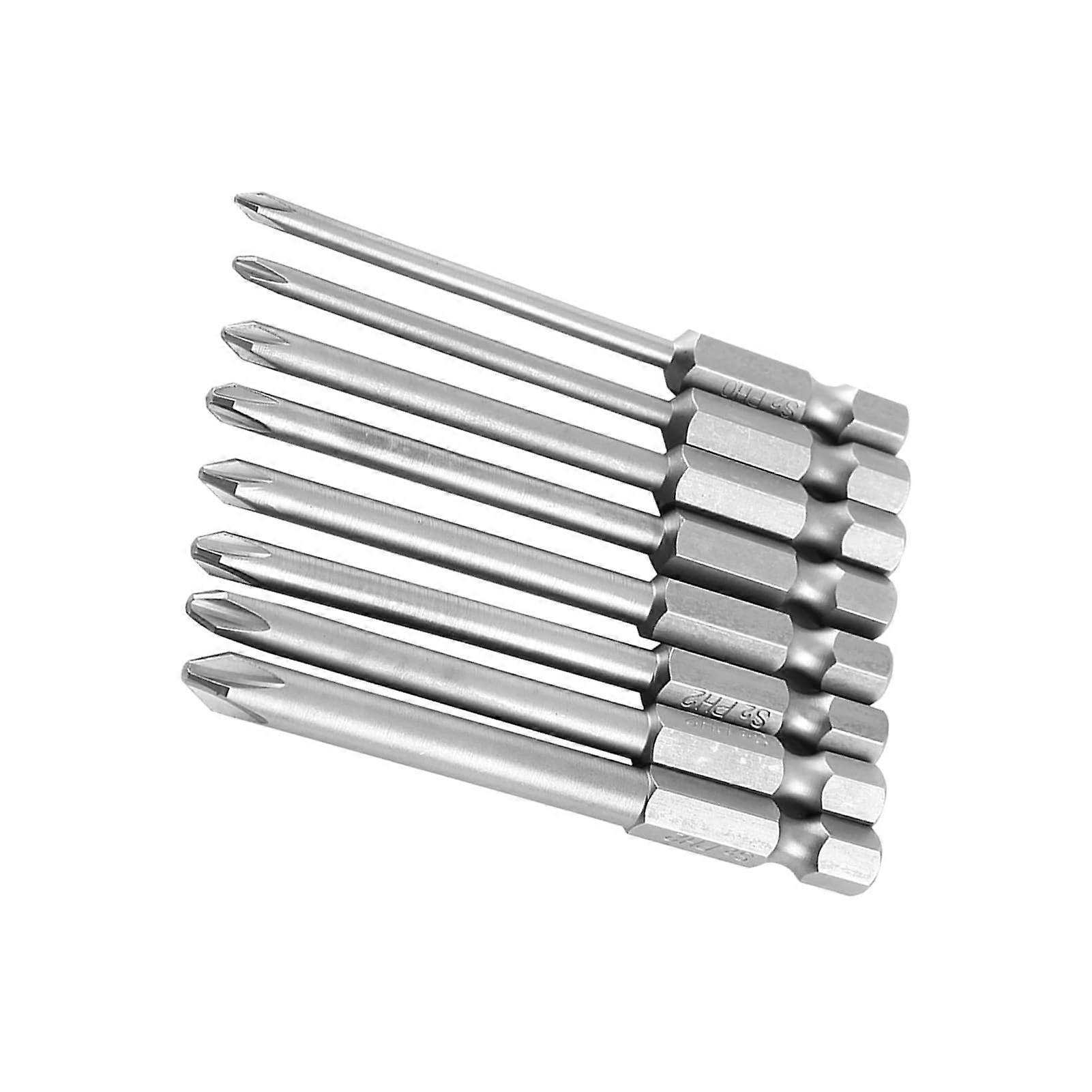 75mm Magnetic Hex Top Bits Set of 8, Alloy Steel, Compatible with Small Devices and Electronics