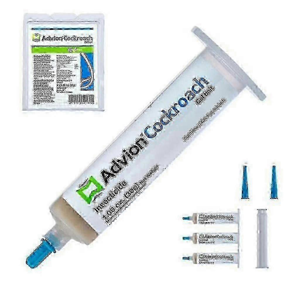 Cockroach Gel Bait Roach Pest Killer With Plunger Tip For Floor Kitchen Non-toxic o