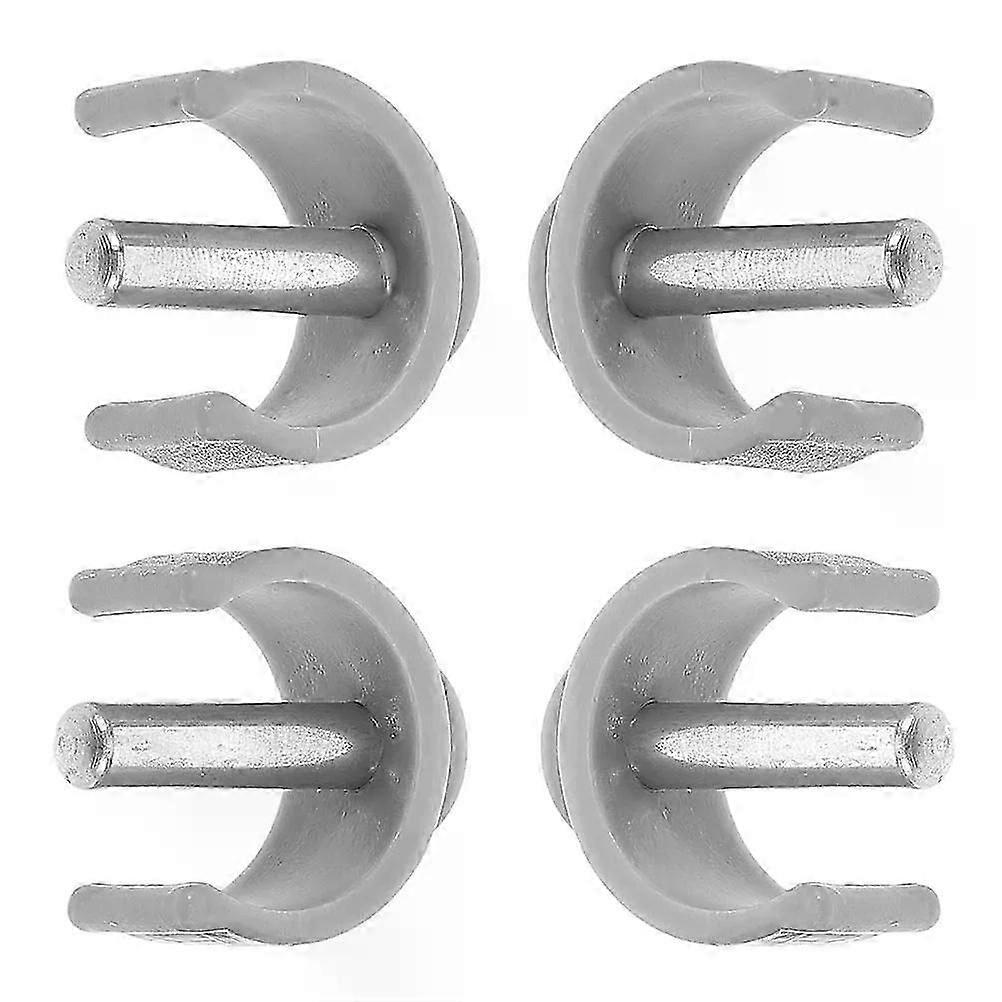 4 Pcs Crutch Accessories Climbing Sticks Latch Clamp Cane Locking Pin Handle Clip Clips Canes Grips Abs Attachment