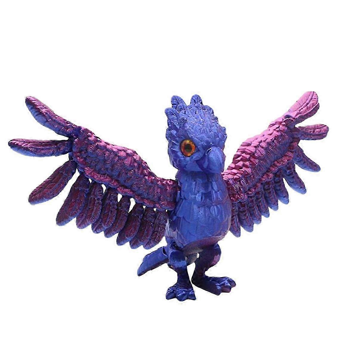 Eagle Decor: Realistic Eagle Ornament with Movable Joints - Action Figure Toy for Home Decoration