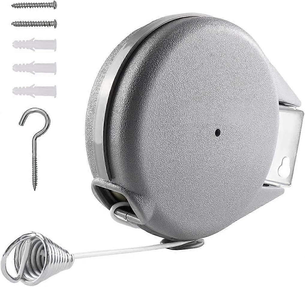 Retractable Clothesline, 12M Clothes Drying Rack Non-Slip Retractable Clothesline Clothes