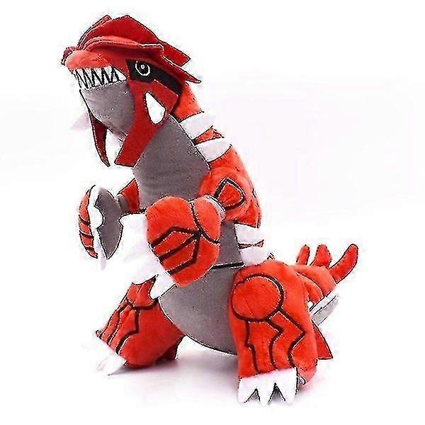 Hywell 36cm/14.17in (Κατακόρυφο ύψος 30cm) Groudon Push Toys Anime Χαριτωμένο Κινούμενα Σχέδια Γεμιστό Παιχνίδι Φιγούρας Για Αγόρια Δώρο
