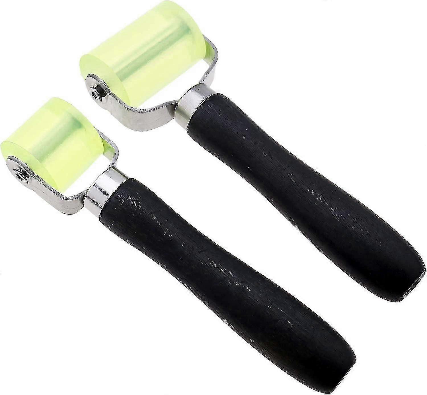 Auton ääni vaimentava kumirullan ääntä tappava levitysrulla (2kpl, kelta-vihreä)